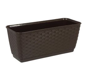 Drl400p hrantík+miska ratolla umbra-hnedý 38,6x15,4xh14,2cm/6l