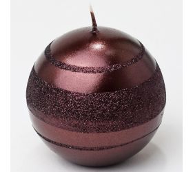 Briliant met.guľa 80 hnedá