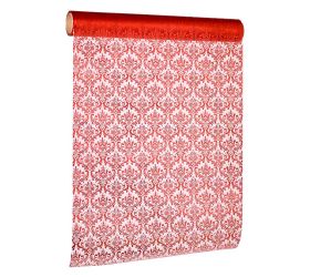 Organza lesklá 39x10 červ.-červená