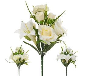Kytica ľalia/ruža 3f 40cm