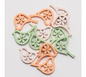 Vtáčik mix farieb lep. s/12