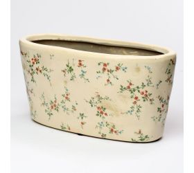 Obal hrantík keramika vzor kvety 25x12x12,5cm