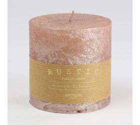 Rustic metalic val.9x9 rose gold