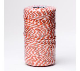 Šnúrka farby  2mmx100m oranž/biela