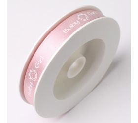 Stuha baby girl 12mmx25m ružová/biela