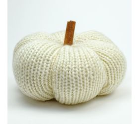 Tekvica bavlna biela 18cm