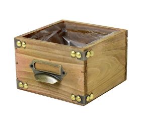 403fl/s debnička šuflík drevo hnedý s 13x13x9cm