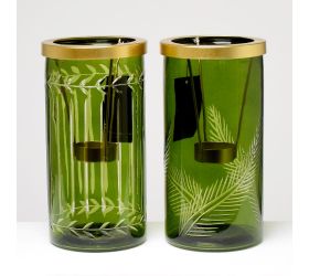 Svietnik na čajové svieč 20cm 2ass gr