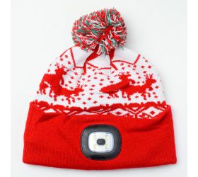 Čiapka x-mas,červená,4xsmd led 60lm