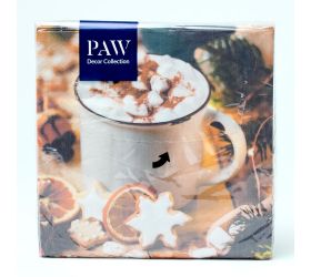 Sdl233500 servítky 33x33cm/20ks/3vrst. enamel hot mug