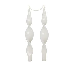 Točená špic laura biela bal.2ks 28cm