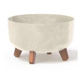 Dgrl300le kvetináč gracia low beton pieskový 28,5xv17,7cm 6,8l