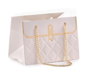 Taška pap.borsi/bus bianca  15x10 h10