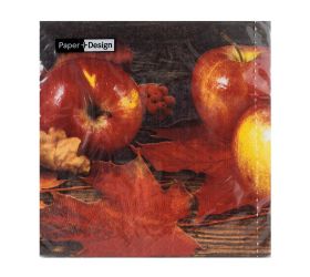 193617 servítky 33x33cm autumn apples