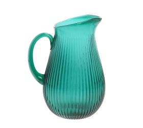 Džbán sklo 11x24cm zelený