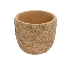 Obal kvety keramika 12.8*12.8*11.3 hnedý