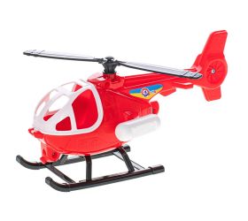 Vrtulník červený plast, 25cm