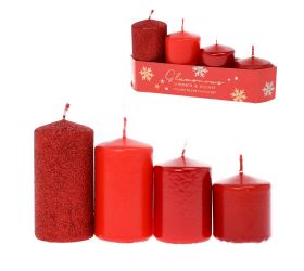 Adventná post.glamours 50/55-70-85-100 červ.