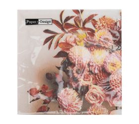 203256 servítky jeseň kytica33x33cm/203256