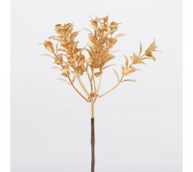 Zápich buxus zlatý 19cm