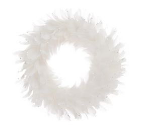 Veniec perie biely 28*28*8,5cm