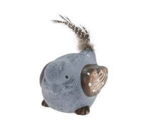 Vtáčik perie 12x7x8cm