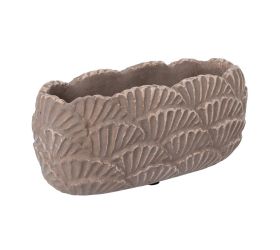 Obal cement oval  brown 23*10.5*10.5cm