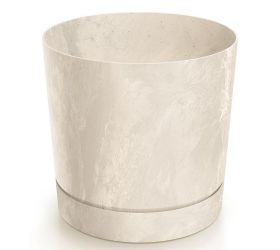 Dpop200e kvetináč tubo p beton pieskový 19,9xv19,6cm 4,6l