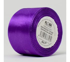 Stuha satén tm.fialová 38mm 10m 046