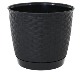 Drlo220 kvetináč ratolla round antracit 22xh19,5cm/4,2l