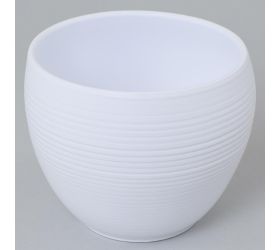 Obal guľa manacor white matt 22xh18cm
