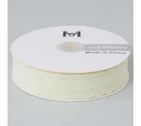 Stuha čipka 30mmx50y béžová