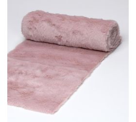 Rolka kožuš. ružová 20x180cm