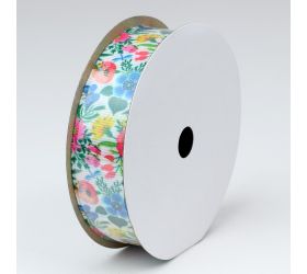 Stuha rypsová lúč. kvet 2,5cmx9m super cena