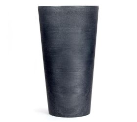 58463 kvetináč coneo high 70 schwarz granit 243/70