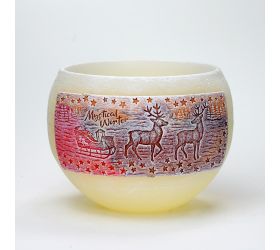 Winter reindeers lamp.120