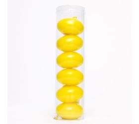 Plávajúca 1/6 met.žltá v tube