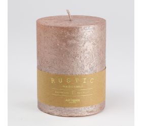 Rustic metalic val.9x11,5 rose gold