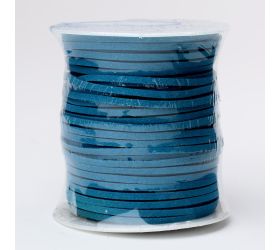 Šnúrka koža 3mmx45m tyrkysová