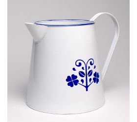 Váza džbán v:19x14cm  kov modrotlač 1  super cena