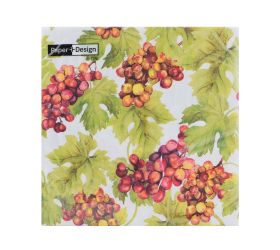 195232 servítky grapes 33x33cm