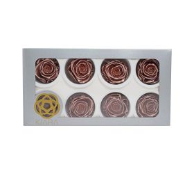 Ruža preparovaná 5cm rose gold/ks