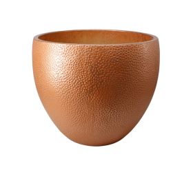 J142 kvetináč +miska belle metal antik bronzová 44x36cm l