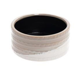 Obal trojfarebný keramika 22.4*22.4*9.5 hnedý