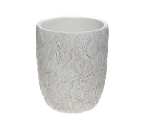 Obal kvety keramika 17*17*20.8 biely