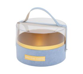 Darčeková krabička na kvety 21x14cm sv.modrá