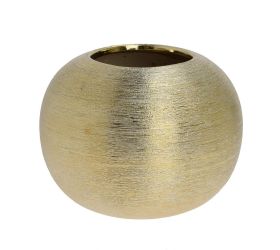 Obal keramika 21x21x16cm zlatý