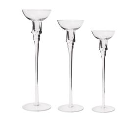 Svietnik sklo  7.5 d7.5 h20 s/3