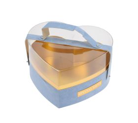 Darčeková krabička na kvety 25x23x14cm sv.modrá