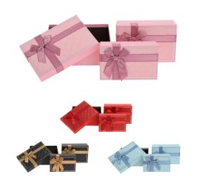 Darčeková krabička s/3 23x16x9.5/21x14x7.5/19x12x6cm mix f